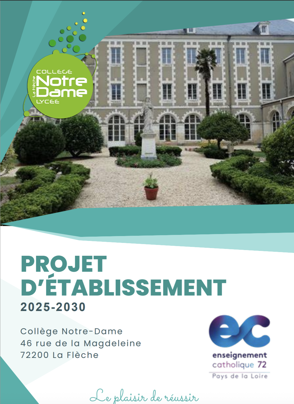 Document projet d'établissement PDF projet d'établissement du Collège et Lycée Notre-dame La Flèche