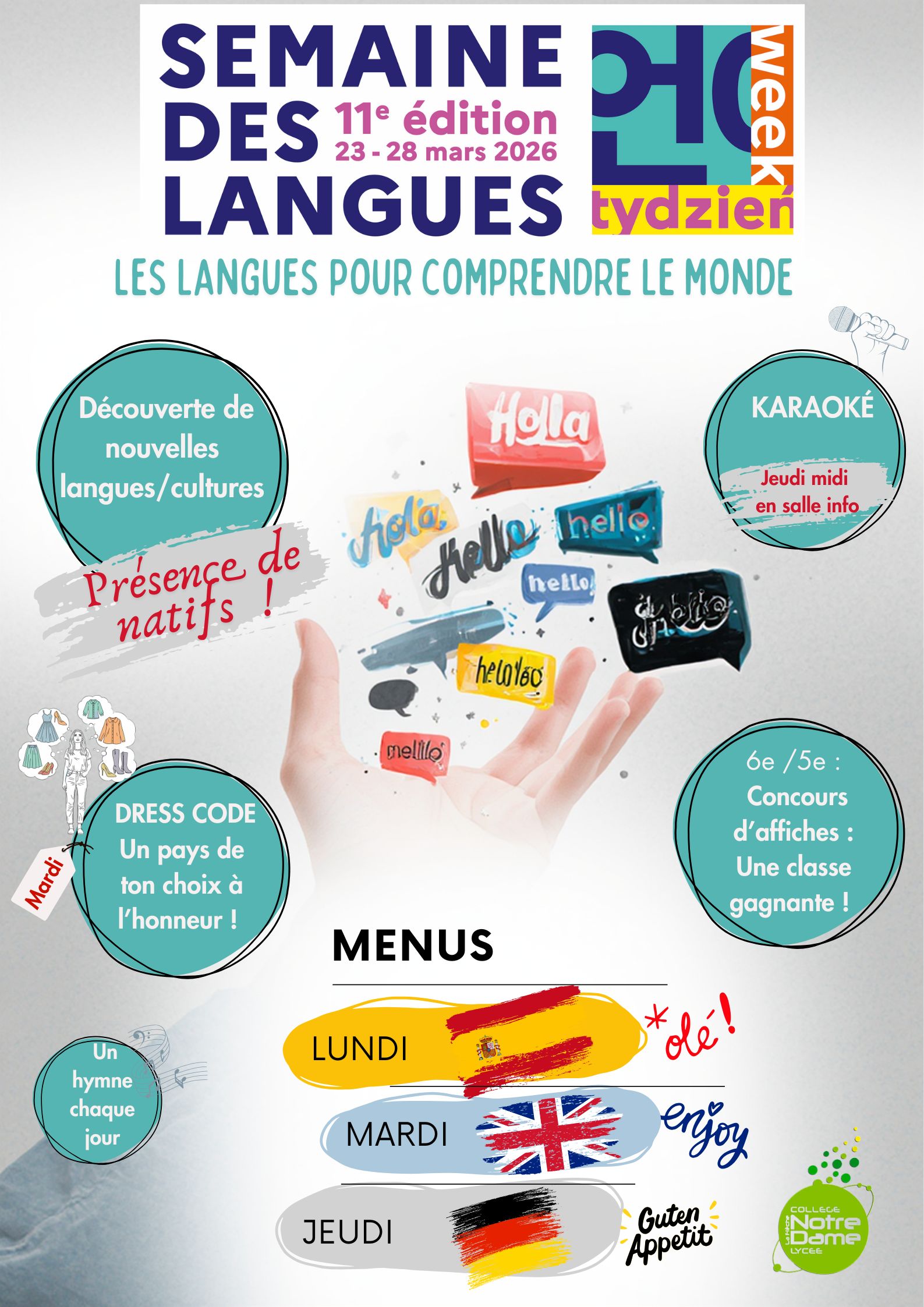 Affiche 2026 semaine des langues JPEG