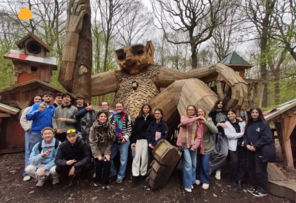 Les élèves de l’option Arts Plastiques en Normandie Jour 1